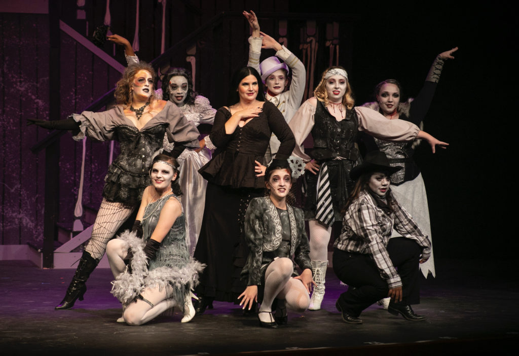 Aspire Community Theater's production of the Addams Family at the Kroc Center Theater