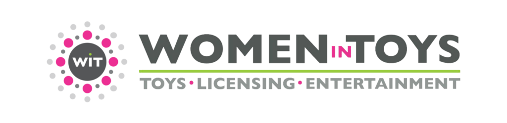Logo for Women in Toys organiztion