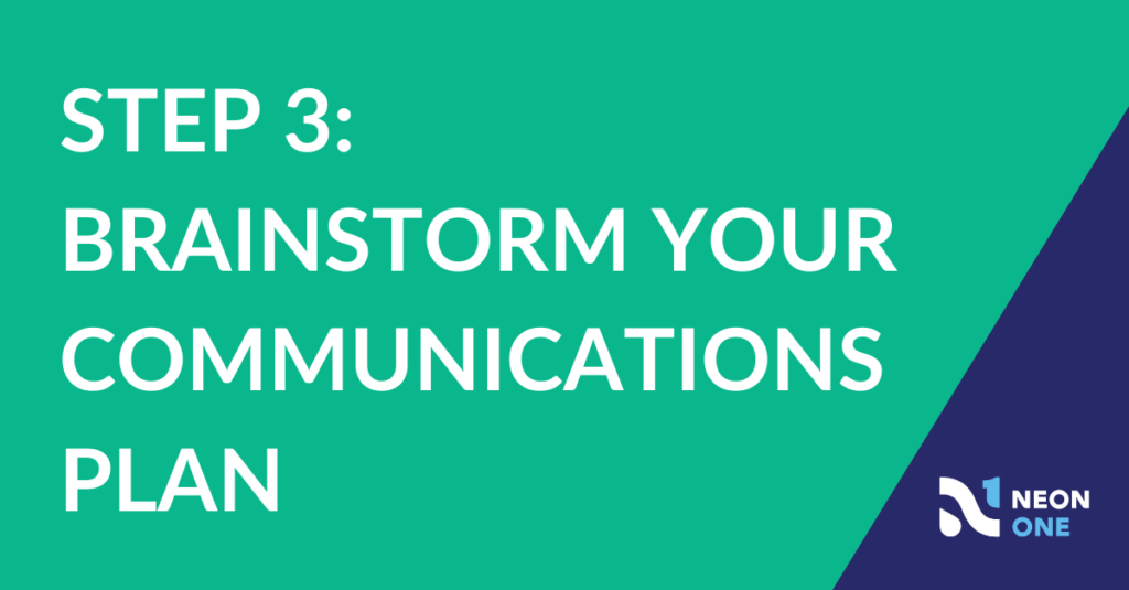 Step 3: Brainstorm Your Stewardship Communications Plan