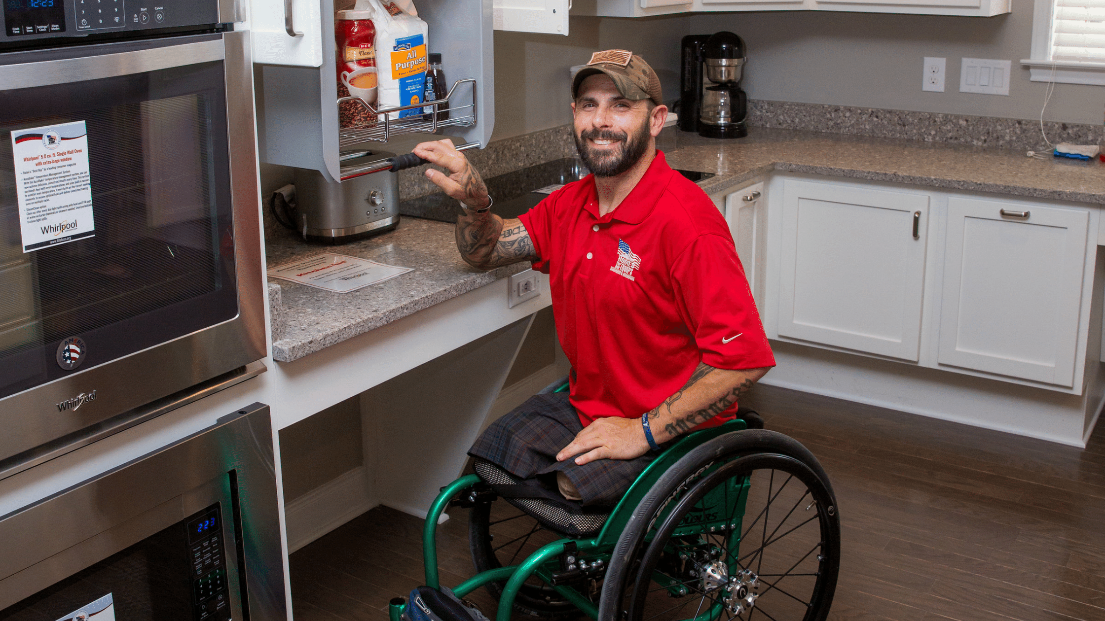 Man in wheelchair