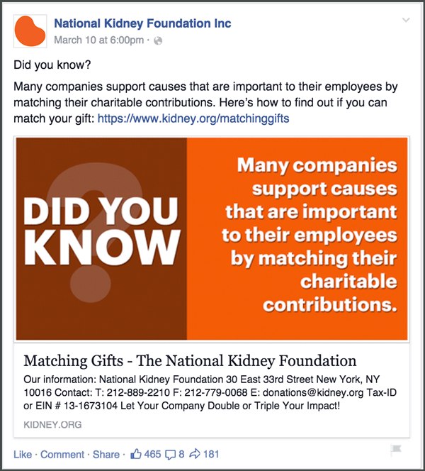 Matching Gift: Maximize Your Fundraising - Neon One