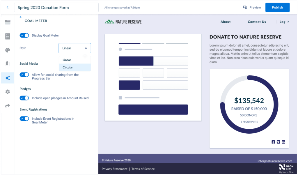 How to embed a donation page on my site – Neon One