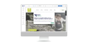 A screenshot of the Neon Websites page builder interface