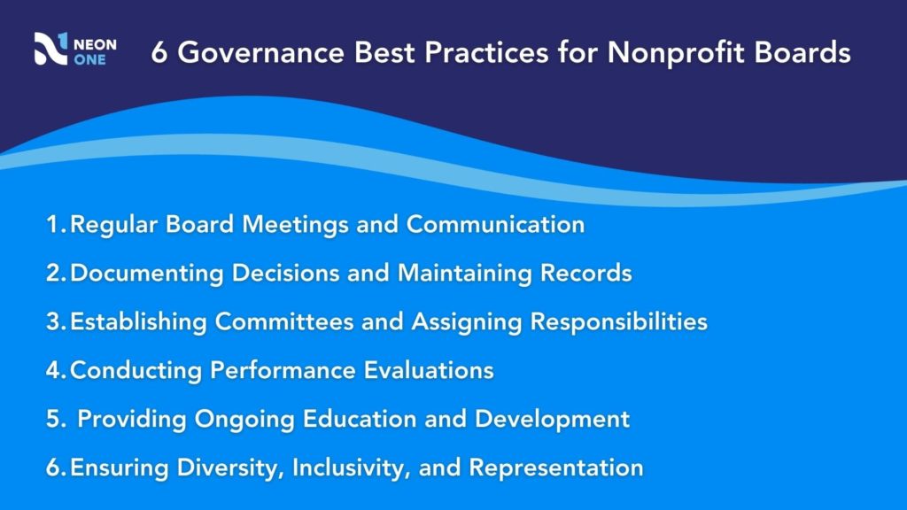 6 Governance Best Practices for Nonprofit Boards