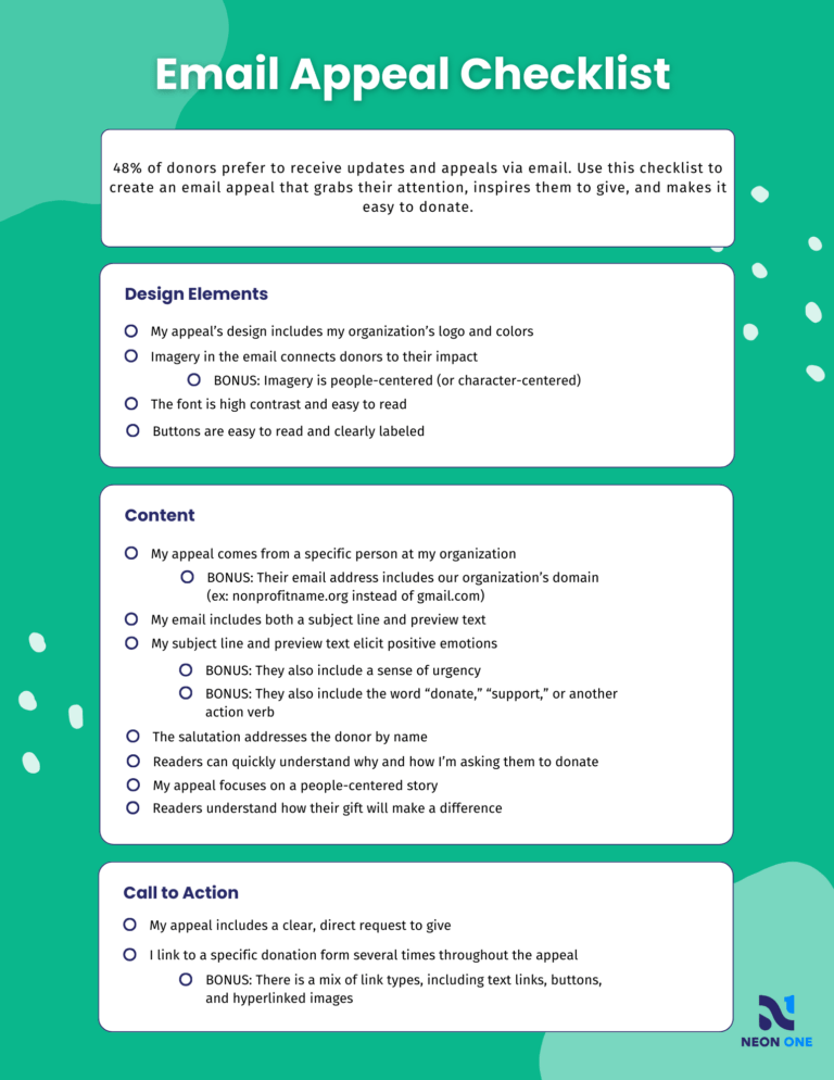 Nonprofit Tech Circle: Effective Email Appeals - Neon One