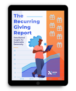 Tablet preview of Giving Report