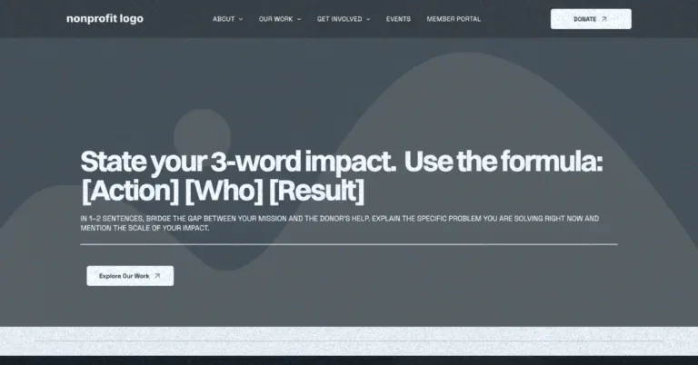 How Our New Nonprofit Website Templates Fix the Blank Page Problem